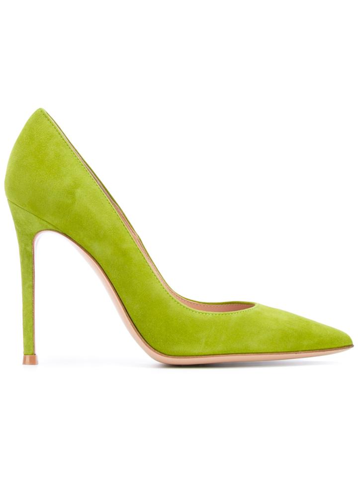 Gianvito Rossi Classic Pointy Toe Pumps - Green