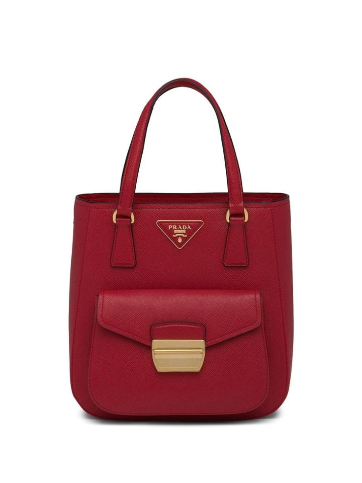 Prada Metropolis Tote Bag - Red