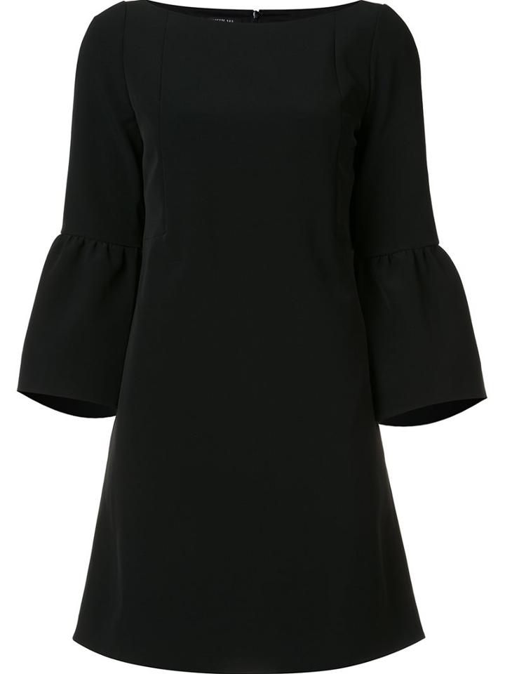 Lafayette 148 Boat Neck Flared Dress
