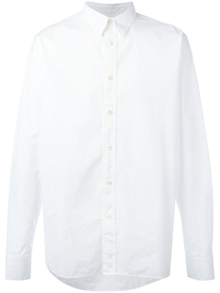Hope - Classic Long Sleeve Shirt - Men - Cotton - 46, White, Cotton