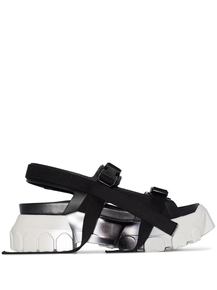 Rick Owens Larry Tractor Hiking Sandals - Black