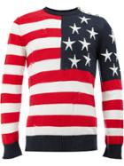 Balmain Usa Flag Jumper - Red