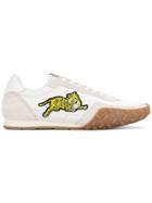 Kenzo Embroidered Tiger Sneakers - Grey