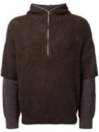 Ones Stroke Hooded Jumper, Men's, Size: Small, Brown, Alpaca