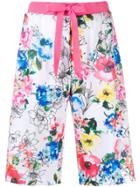 Twin-set Floral Knee-high Shorts - White