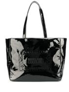 Versace Jeans Couture Patent Tote Bag - Black
