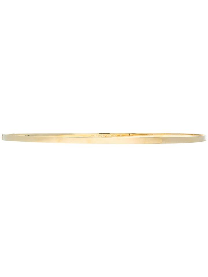 Jil Sander Circle Belt - Gold