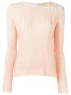 Emilio Pucci Pleated Long Sleeve Top