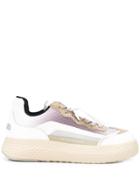 Emporio Armani Bomber Lace-up Low-top Sneakers - White