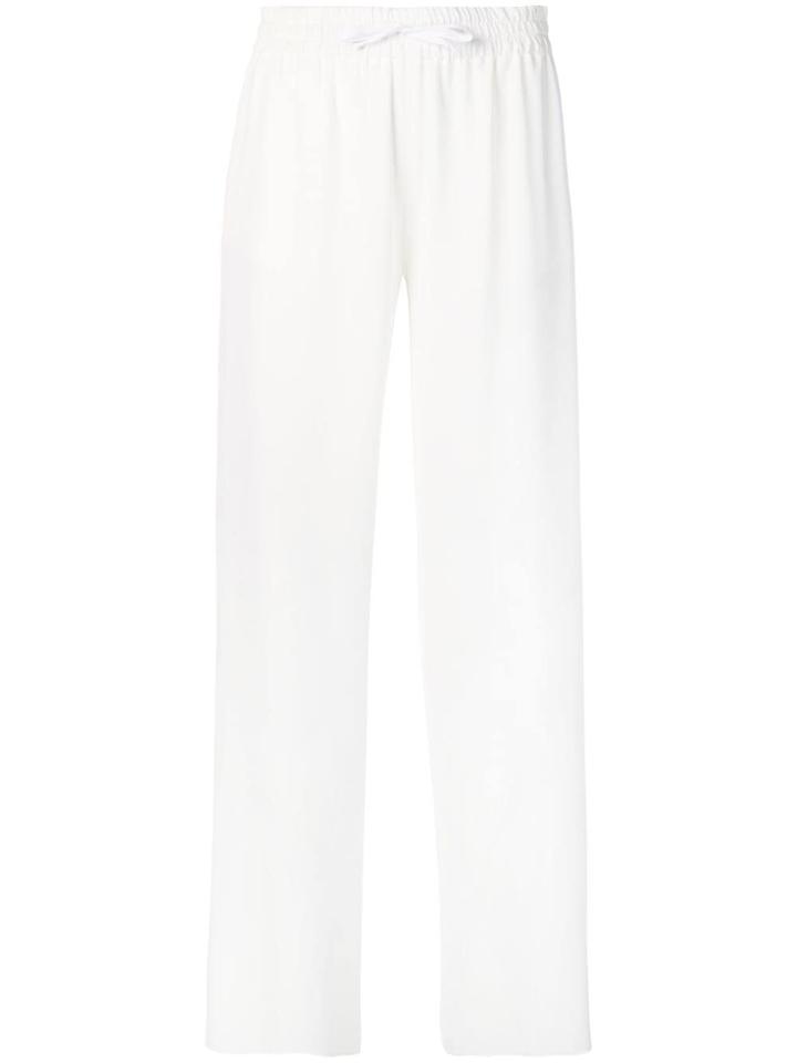 Blanca Wide Leg Tapered Trousers - White