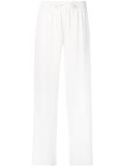 Blanca Wide Leg Tapered Trousers - White