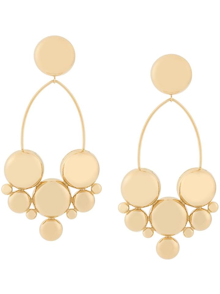 Isabel Marant Arc Chandelier Earrings - Yellow