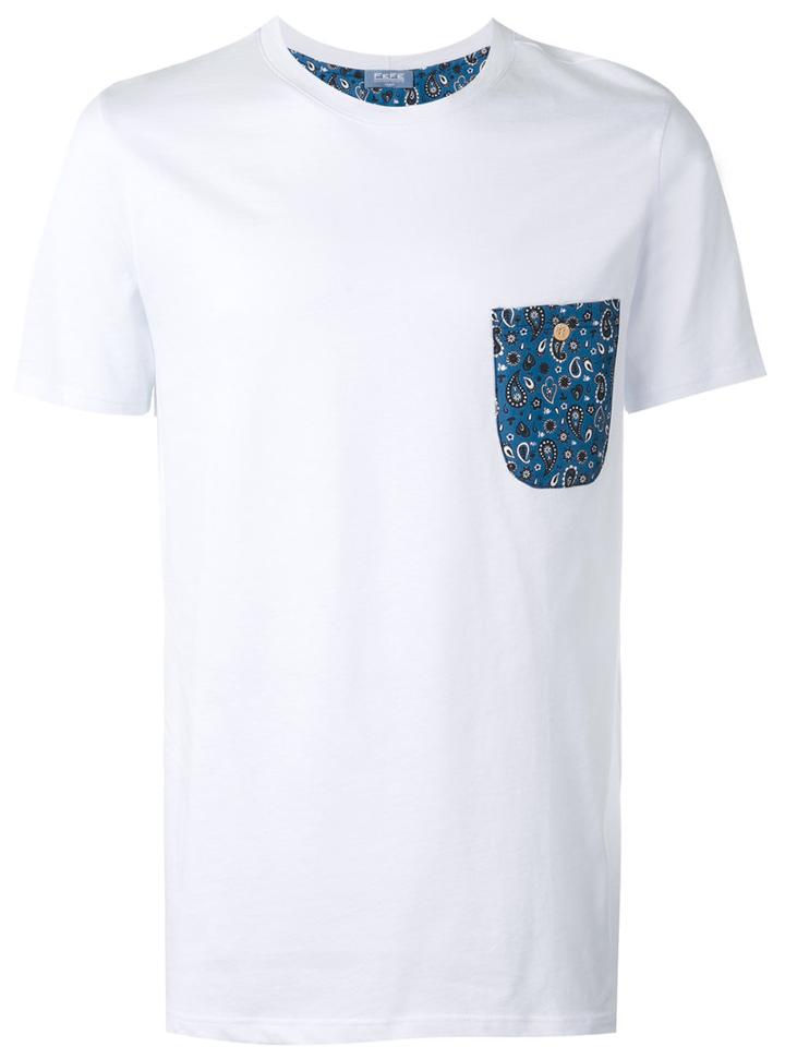Fefè Chest Pocket T-shirt, Adult Unisex, Size: Small, White, Cotton