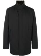 Loro Piana Lined Coat, Men's, Size: Xl, Black, Polyamide/polyester/cashmere/beaver Fur