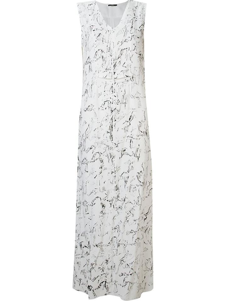 Uma Raquel Davidowicz - 'vulcao' Dress - Women - Acetate/viscose - 40, White, Acetate/viscose