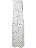 Uma Raquel Davidowicz - 'vulcao' Dress - Women - Acetate/viscose - 40, White, Acetate/viscose