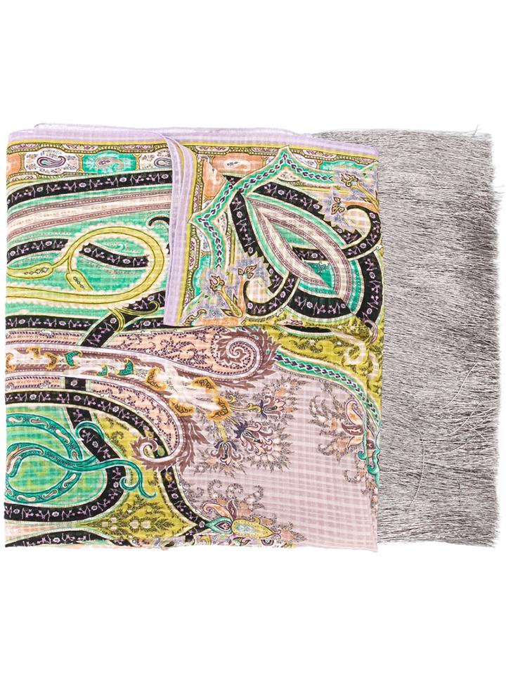 Etro - Paisley Print Scarf - Women - Silk/viscose - One Size, Women's, Silk/viscose