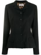 Dolce & Gabbana Vintage Slim Buttoned Blazer - Black