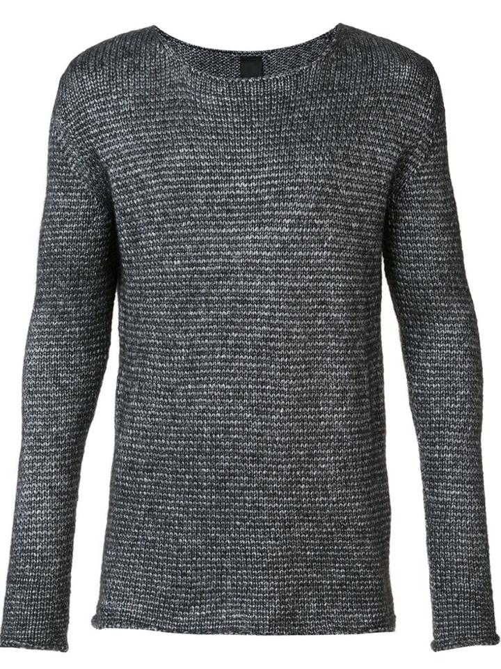 10sei0otto Scoop Neck Pullover - Grey