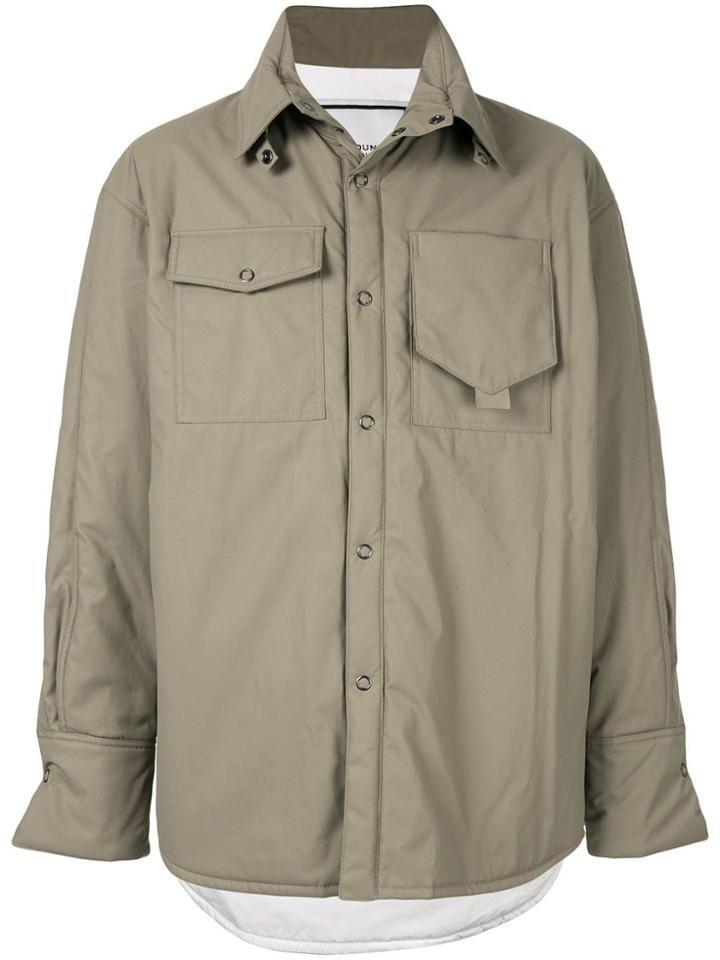 Wooyoungmi Padded Button Shirt - Neutrals