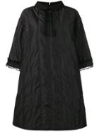 Mm6 Maison Margiela Padded Shift Dress - Black
