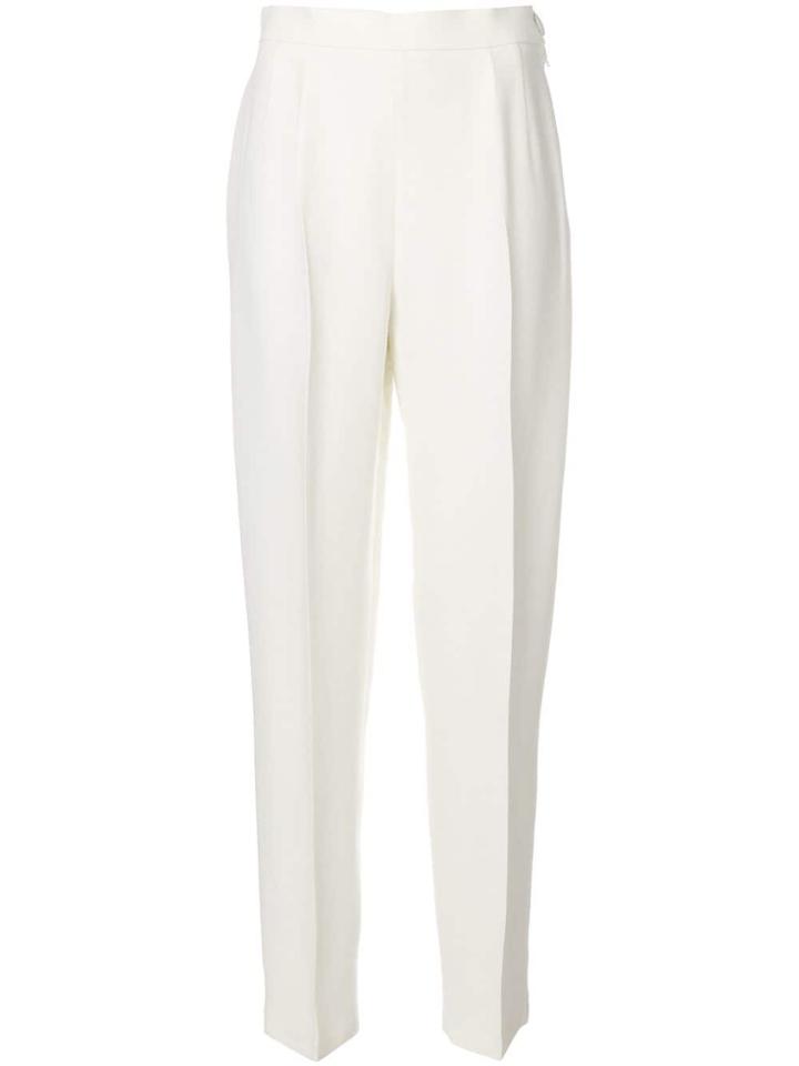 Moschino Vintage High Waist Tailored Trousers - Neutrals