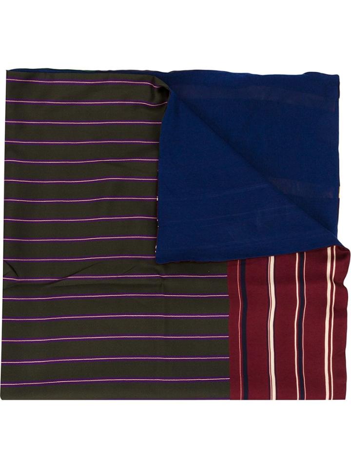Pierre-louis Mascia Long Striped Scarf - Red