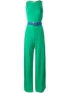 Dsquared2 Sleeveless Jumpsuit, Women's, Size: S, Green, Viscose/leather