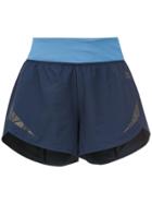 Track & Field Rainbow Shorts - Blue
