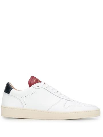 Zespa Flat Perforated Sneakers - White