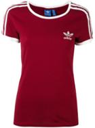 Adidas - Logo T-shirt - Women - Cotton - 42, Red, Cotton