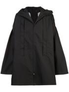 Y-3 X Layer Poncho Coat - Black
