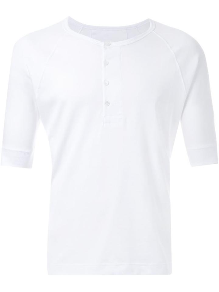 Lemaire 'rib Henley' T-shirt