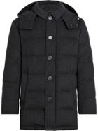 Mackintosh Charcoal Storm System Wool Down Jacket Gd-001 - Grey