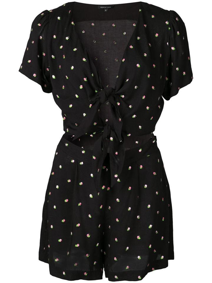 Morgan Lane Rina Romper - Black