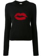 Saint Laurent - Lip Jumper - Women - Polyamide/wool/virgin Wool - S, Black, Polyamide/wool/virgin Wool