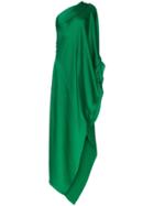 Roland Mouret Ritts Draped Silk Gown - Green