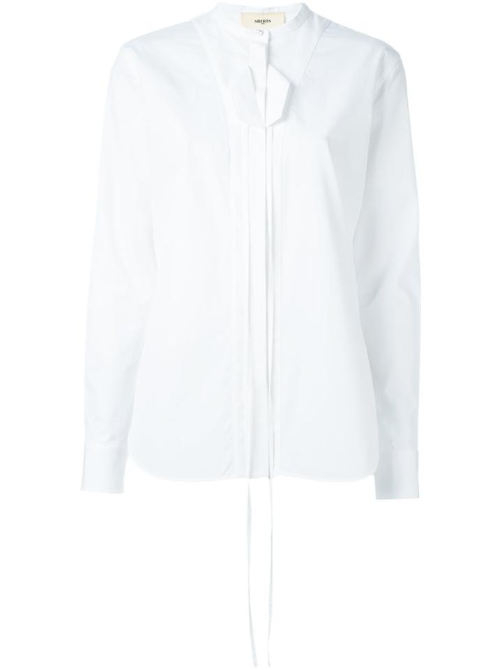 Ports 1961 Poplin Shirt, Women's, Size: 46, White, Cotton