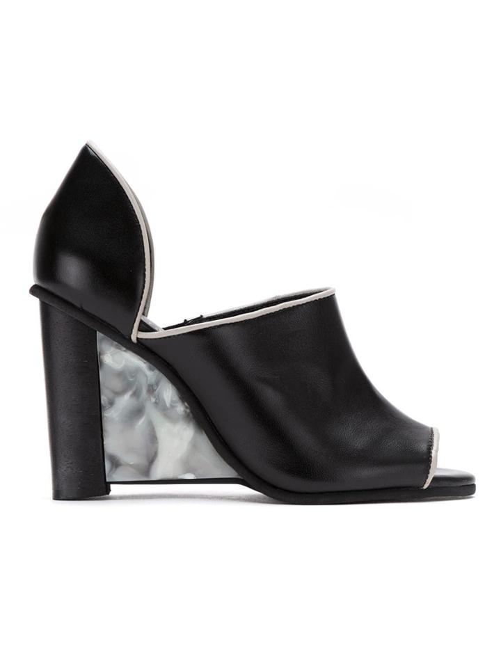 Studio Chofakian Block Heel Pumps - Black