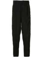 Doublet Contrast-panel Tailored Trousers - Black