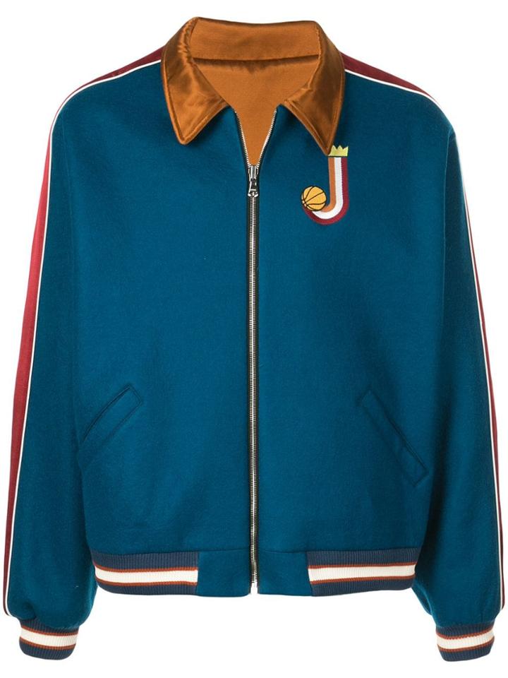 Just Don Reversible Islanders Jacket - Brown