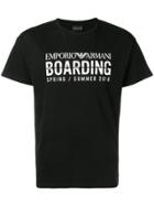 Emporio Armani Boarding T-shirt - Black
