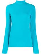 Mrz Knitted Long-sleeve Jumper - Blue