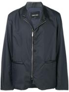 Giorgio Armani Zipped Waterproof Blazer - Blue