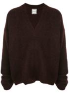 Wooyoungmi V-neck Sweater - Red