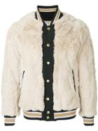 Education From Youngmachines Furry Baseball Jacket - Brown
