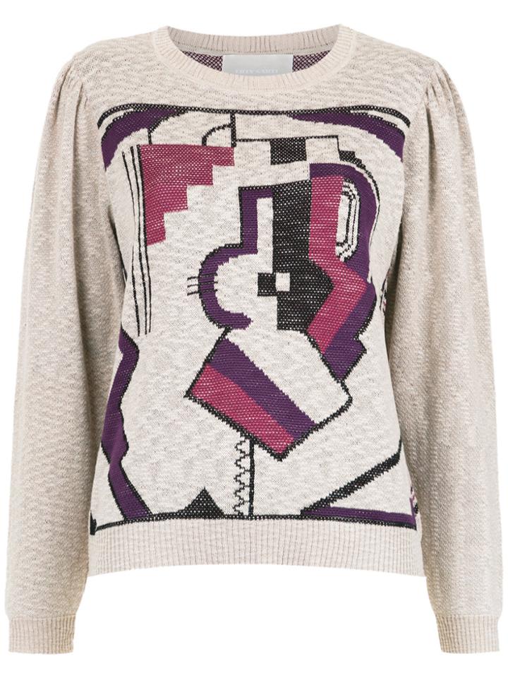 Lilly Sarti Knit Blouse - Nude & Neutrals