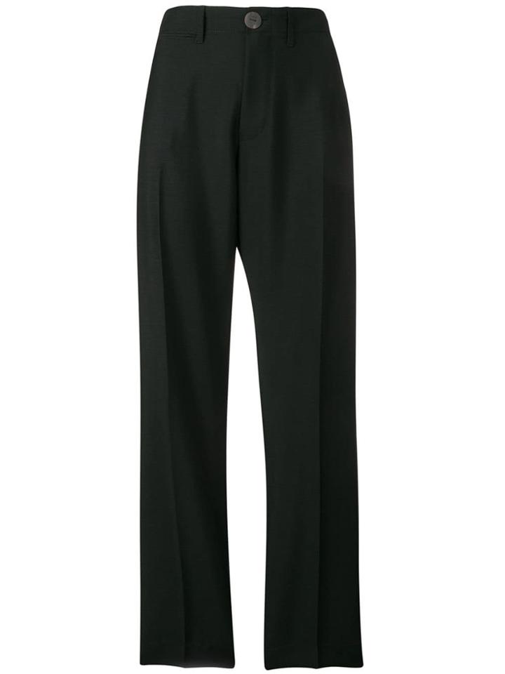 Loewe Tailored Wide Leg Trousers - Black