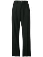 Loewe Tailored Wide Leg Trousers - Black