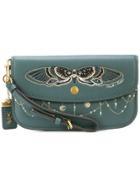 Coach Coach 37370 B4/pm Leather/fur/exotic Skins->leather - Green